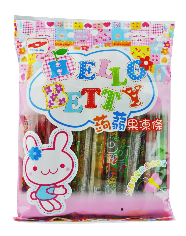 Hello Betty蒟蒻果凍條300g