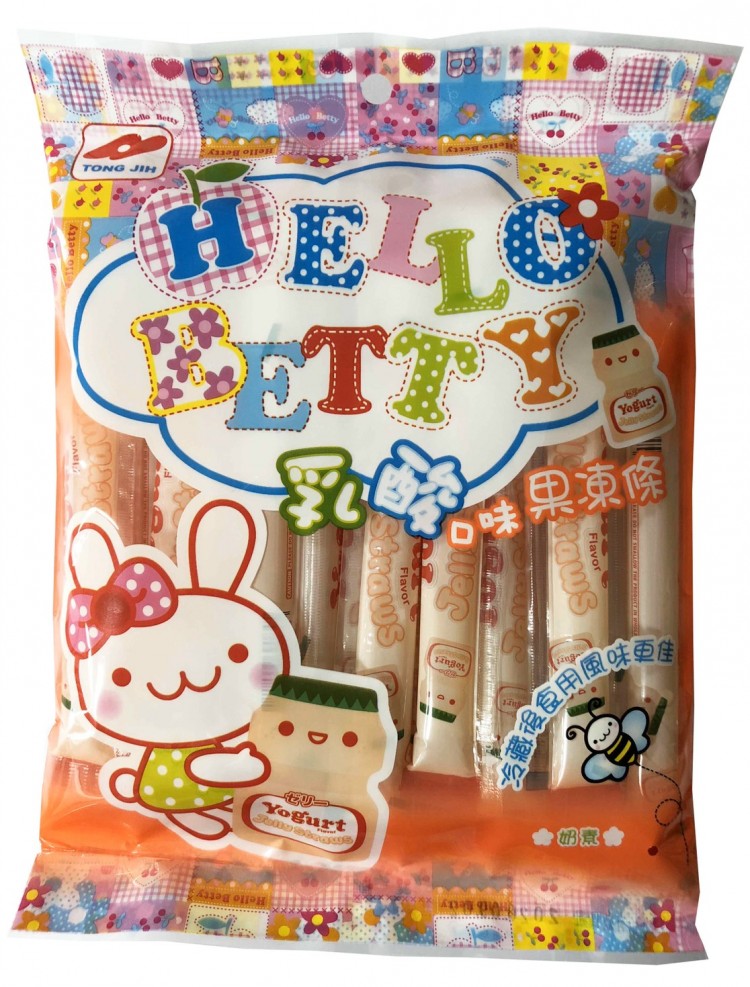 Hello Betty乳酸口味果凍條300g
