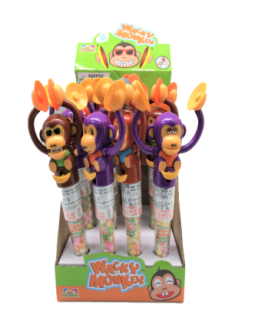 猴子拍拍手附糖果)