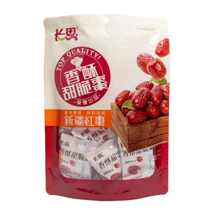 長思香酥甜脆棗170g