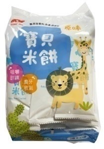 統記寶貝米餅-原味50g(2枚*12p)