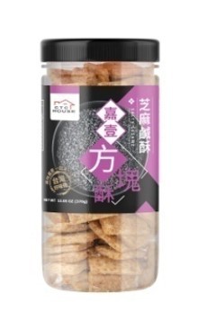 嘉壹方塊酥(芝麻鹹酥口味)370g